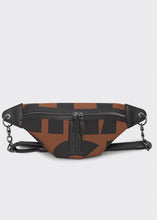 Load image into Gallery viewer, Body Bag EA Logo Brown Small Elena Athanasiou