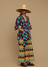 Load image into Gallery viewer, PANTS KOUFONISI (NAXOS CUSHION MULTI BLACK PRINT) MELIΤTA