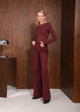 Load image into Gallery viewer, OBSESSIVE PANTS BORDEAUX ARPYES