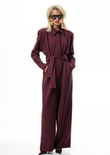 Load image into Gallery viewer, BRUNA JUMPSUIT BORDEAX A PIECE OF ME
