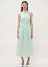 Load image into Gallery viewer, COTTON MIDI DRESS GREEN BOOM
