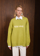 Load image into Gallery viewer, SELF LOVE PULLOVER LIME ARPYES
