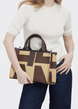 Load image into Gallery viewer, Crosstote Mini EA Logo Vanilla Elena Athanasiou
