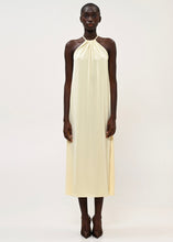 Load image into Gallery viewer, DRESS WITH HALTERNECK YELLOW BOOM
