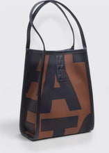 Load image into Gallery viewer, Tall Ea Logo Tote &amp; Shopper Bag Καφε Elena Athanasiou
