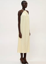Load image into Gallery viewer, DRESS WITH HALTERNECK YELLOW BOOM
