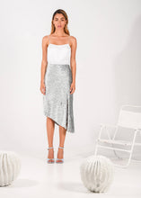 Load image into Gallery viewer, PUSSYCAT DOLLS MIDI SKIRT SILVER ARPYES
