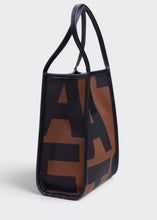 Load image into Gallery viewer, Tall Ea Logo Tote &amp; Shopper Bag Καφε Elena Athanasiou
