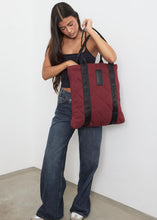 Load image into Gallery viewer, Essential Tote Bag Burgundy Elena Athanasiou

